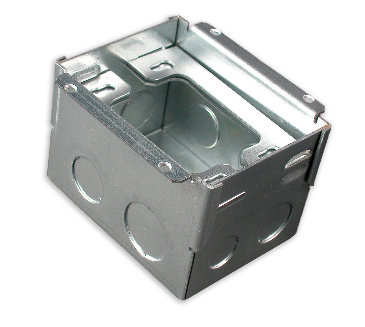 Product image for Box floor 1-gang steel 3-3/4x4-15/16x3-7/16"
