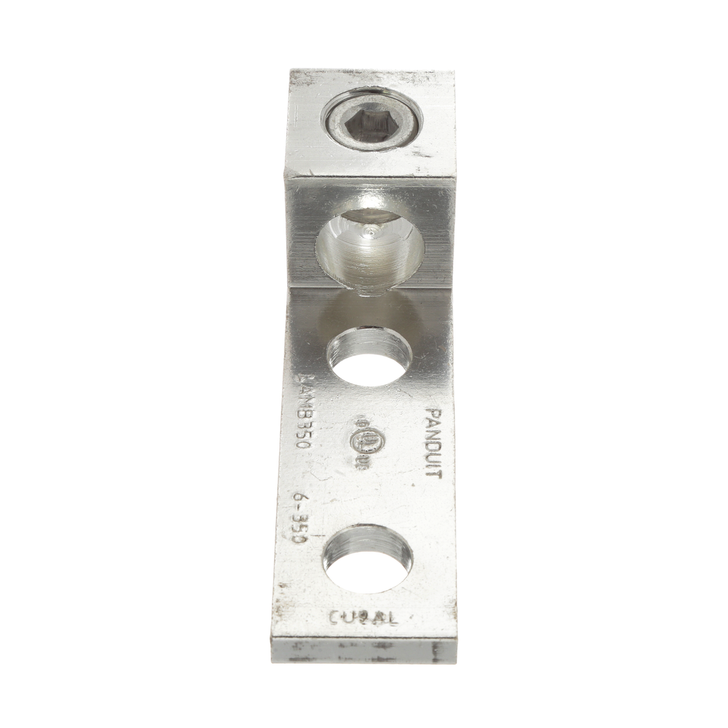 Product image for AL LUG,#6AWG-350KCMIL,1/2IN STUD,PK6