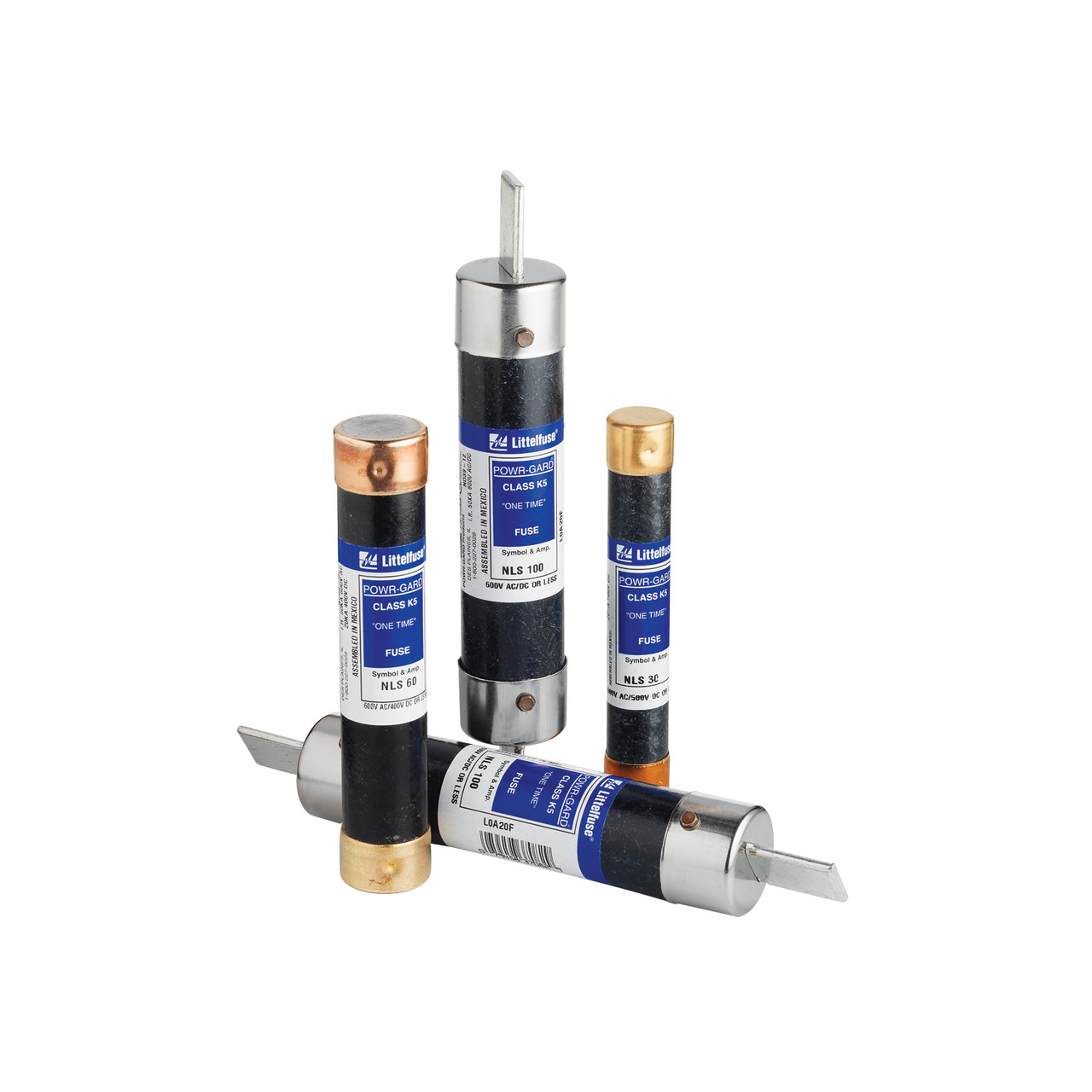 Product image for LITTELFUSE NLS-060 FUSE 60A 600VAC 400VDC 50KA FAST ACTING K5 ONE TIME