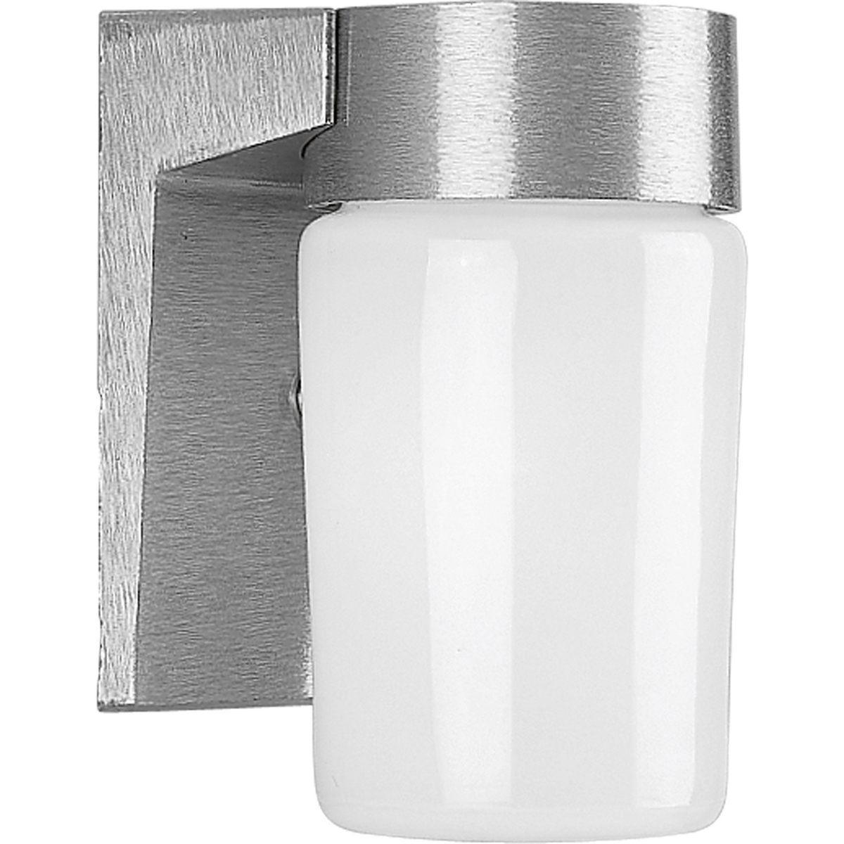 Product image for 1-100W MED OD WALL FIXT SATIN ALUMINUM