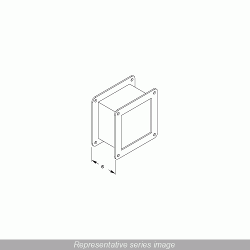Product image for N4X WIREWAY 8X8 NIPPLE 304SS