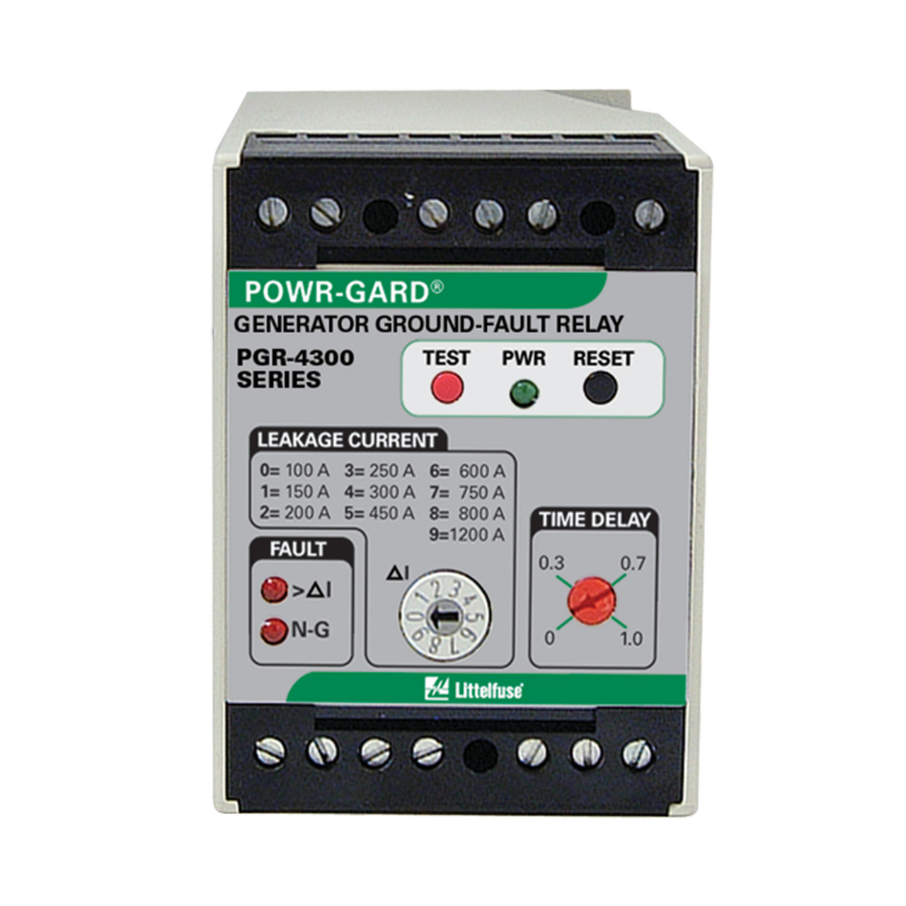 Product image for GENERATOR GROUND FAULT RELAY-24VDCSUPPLY