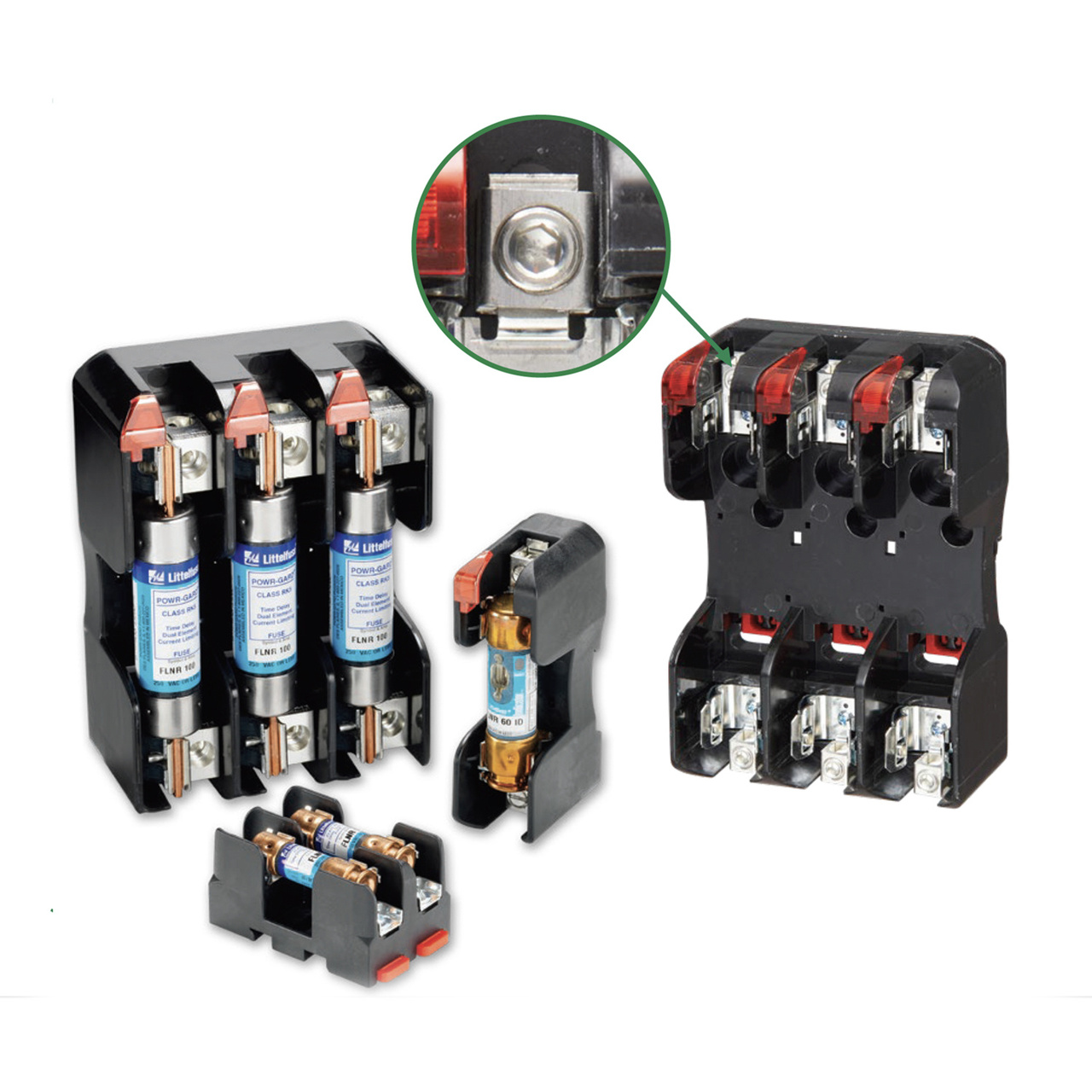 Product image for 600V CLASS R BLOCK 100A 3 POLE