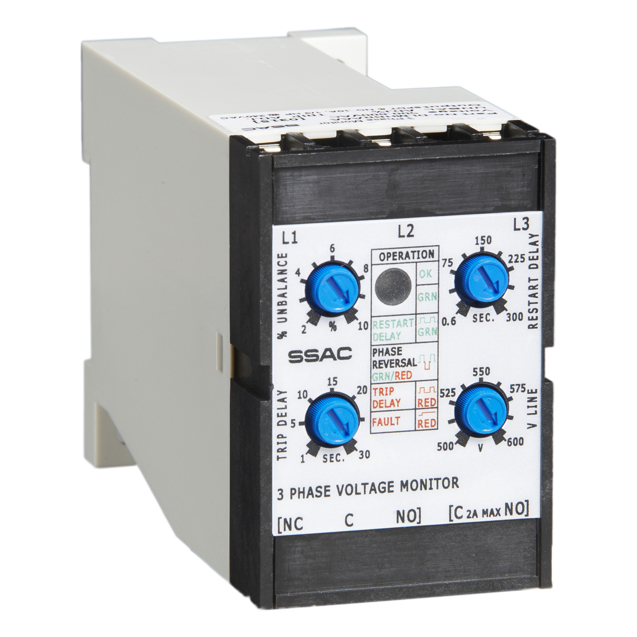 Product image for 3 PHASE VOLTAGE MONITOR
