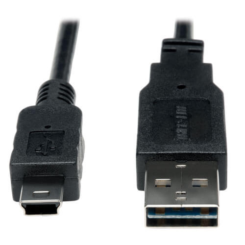 Product image for 3FT USB2 REV A/5PIN MINIB