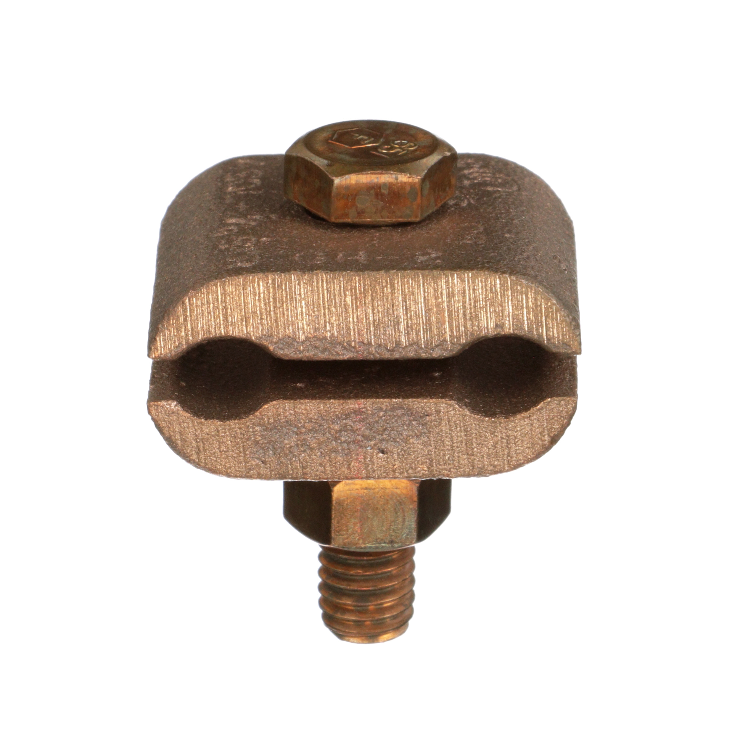 Product image for 2-PIECE, 2 CABLE TO BAR CLAMP, #4 SOL. -