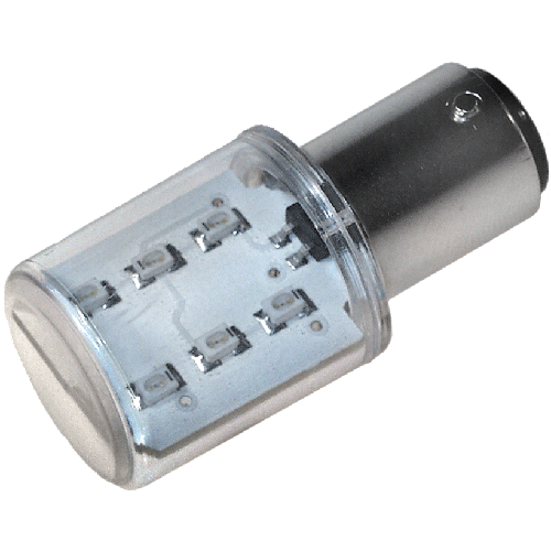 Product image for 24V-BP,WHITE,SMD LED,BA15D BASE