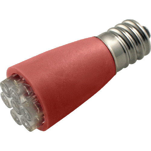 Product image for 120VAC,UL.RED,E12 BASE