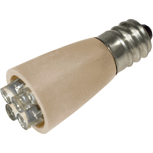 Product image for 120VAC,WARM WHITE,4-LED,E12 BASE