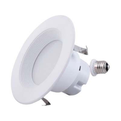 Product image for RESIDENTIAL DOWNLIGHT RETROFIT 4IN 720 LUMENS 8W 90 CRI 3000/4000/5000 CCT 120V WHITE TRIM W/BAFFLE