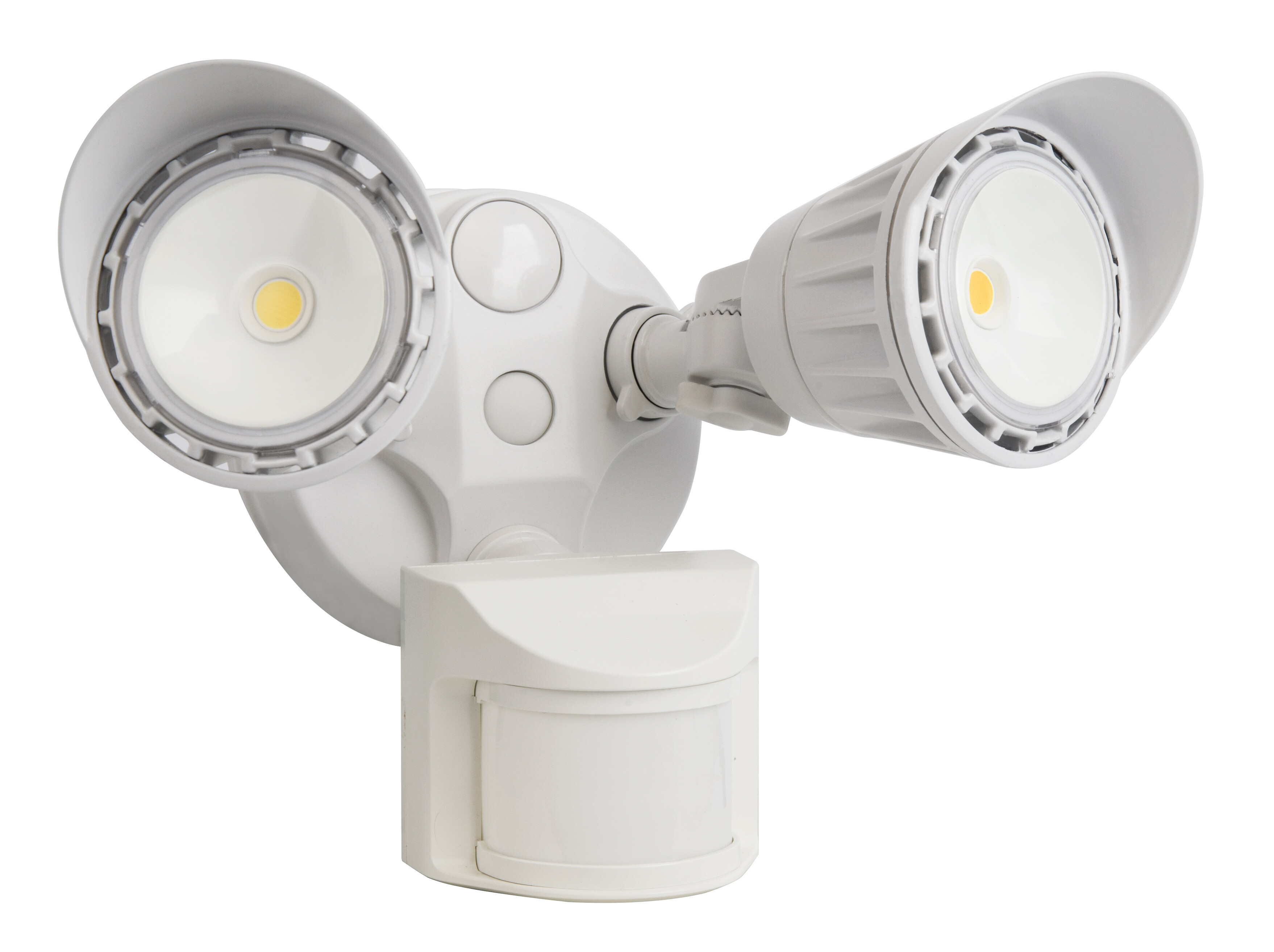 Product image for SECURITY LIGHT 2 HEAD 2000LM 20W 100LPW