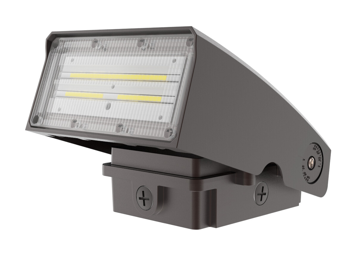 Product image for ADJUSTABLE WALLPACK POWERSET 35W 80CRI 5