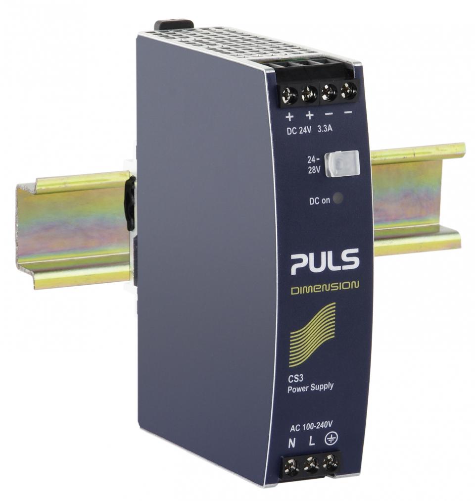 Product image for PULS CS3.241 POWER SUPPLY 80W 90-264 VAC 24V OUTPUT