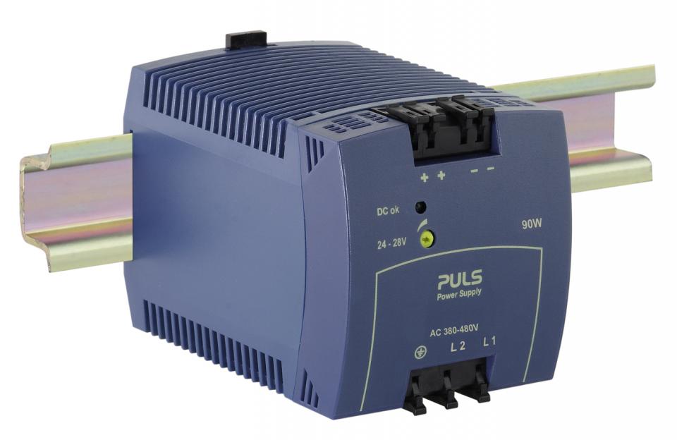 Product image for PWR SUPPLY, 1PH 480VAC, 24VDC, 90W
