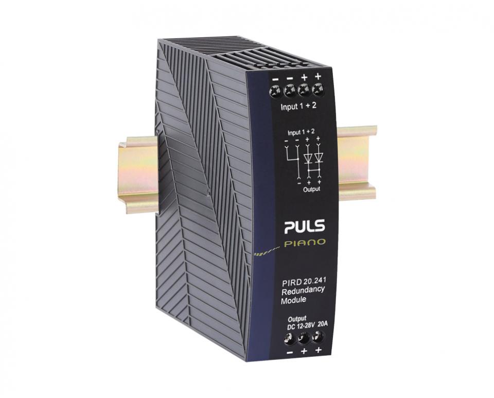 Product image for PIANO RED MODULE, 10-60VDC, 20A, DUAL IN