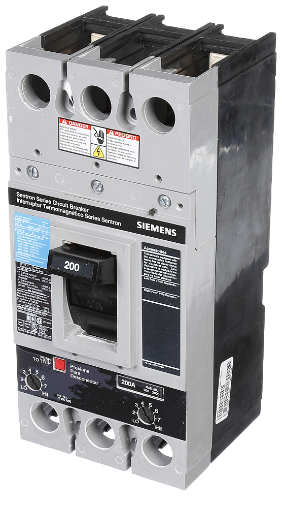 Product image for FD MCCB,22kA@600V,2P,200A,NO-INT,STD,TM