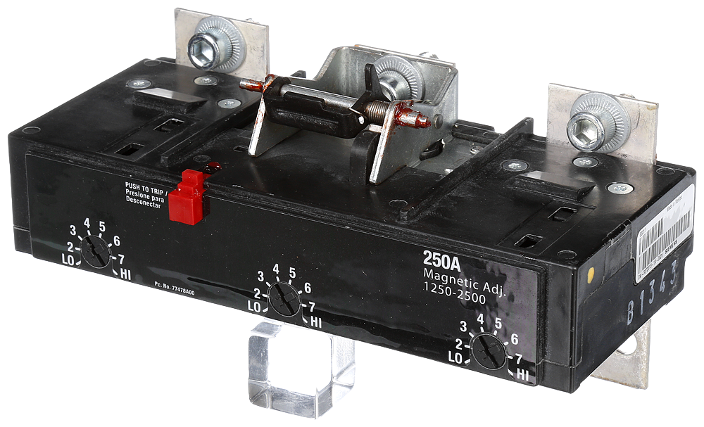Product image for Breaker trip unit 3P 250A 600V typeJD-6A
