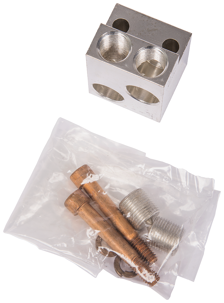 Product image for Lug circuit breaker terminal 2-barrel 250-500KCMIL 500-600A