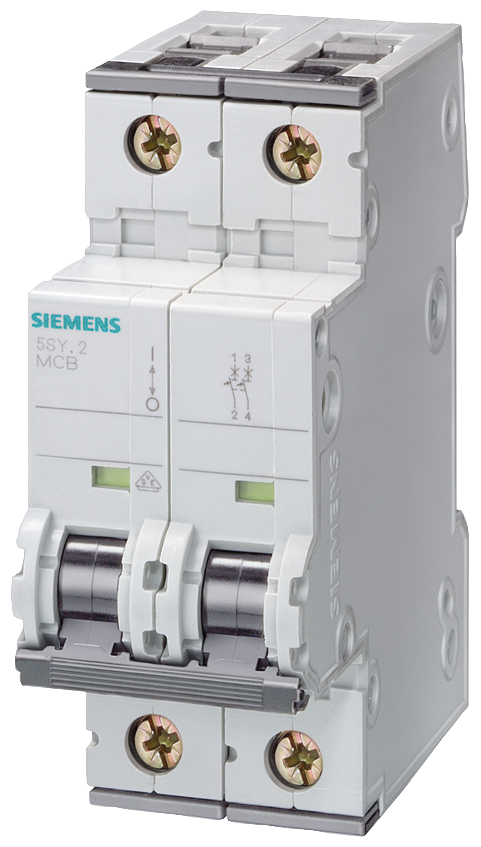 Product image for Breaker circuit 2-pole class-C 10kA 10A 400V