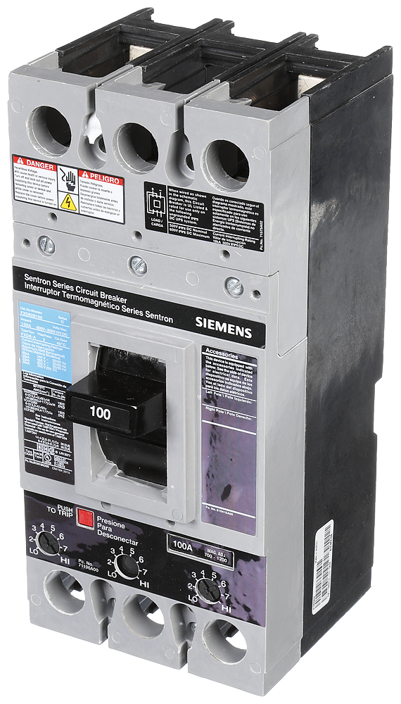 Product image for FD MCCB,22kA@600V,2P,100A,NO-INT,STD,TM