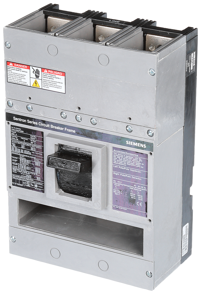 Product image for MCCB 3P, 600 VAC, EXTRA HIGH I.C.