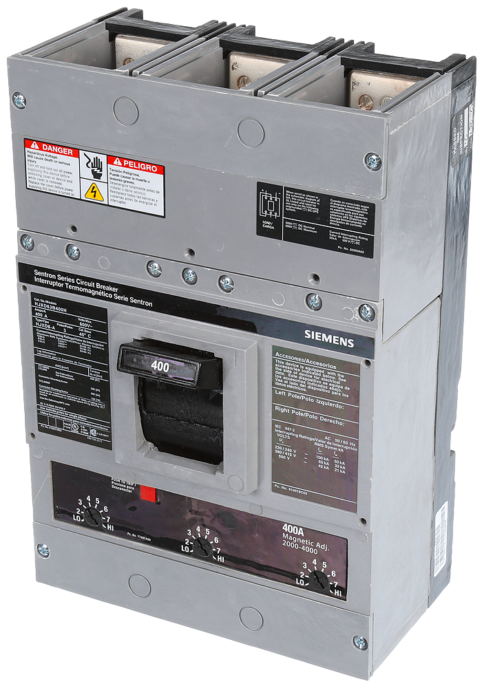 Product image for JD 35kA@600V 3P 400A NO-INT STD TM 100PC