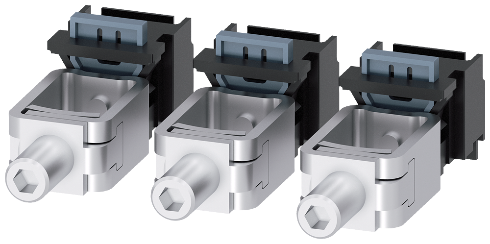 Product image for BREAKER 3VA4,5 125A 1 WIRE STL LUG 3 PCS