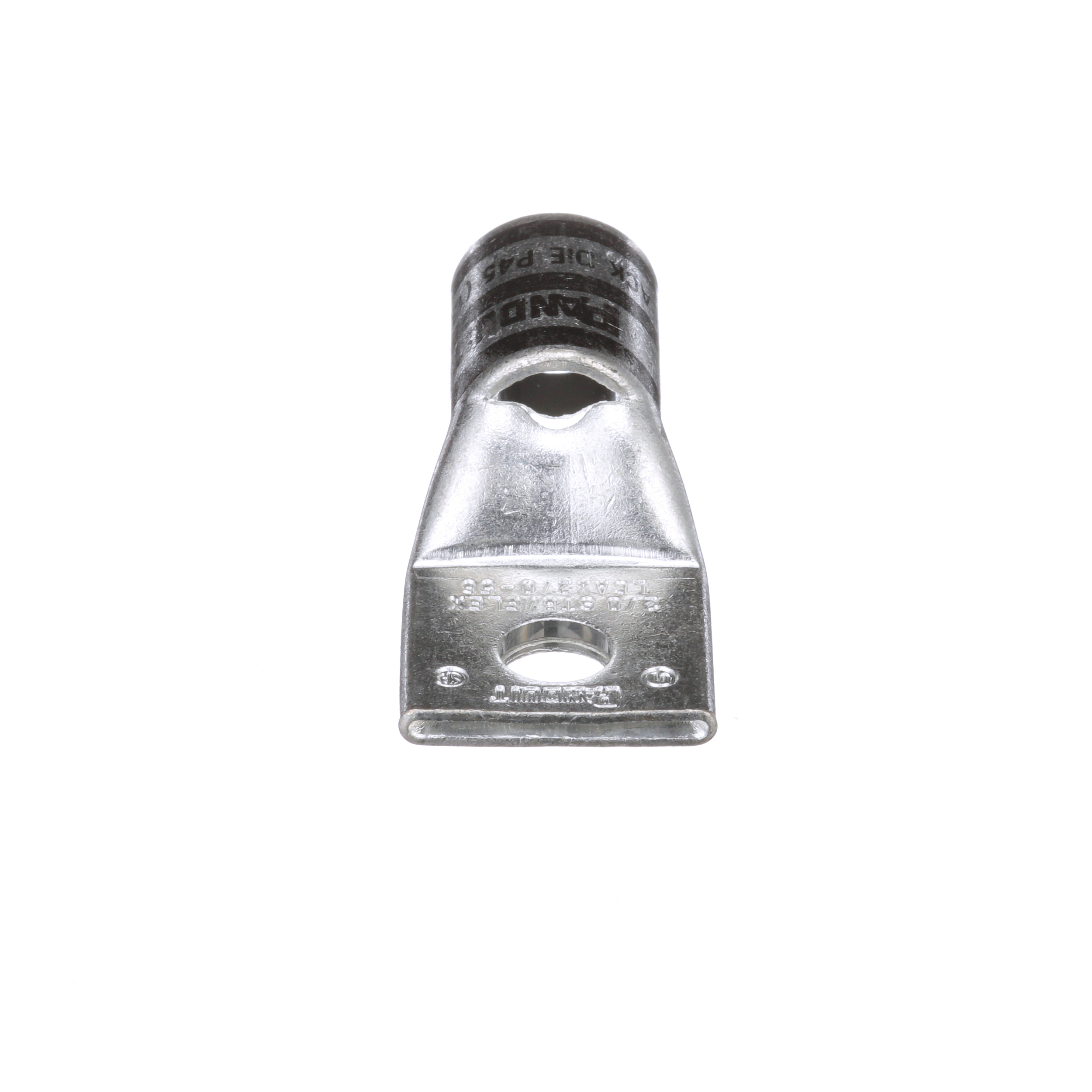 Product image for Pan-Lug™ LCAX2/0-56-X Comp. Lug, 2/0, Flex, Tin Plt Copper, One 0.31" Stud,