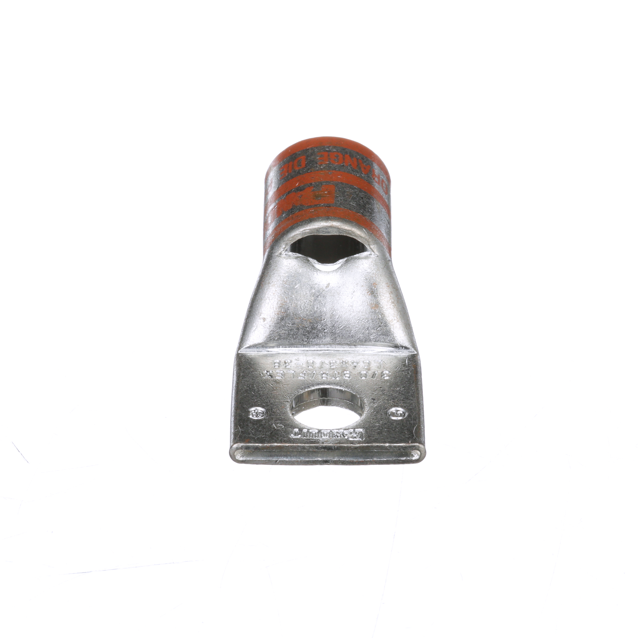 Product image for Lug window 1-hole standard-barrel copper 3/0AWG orange 3/8"