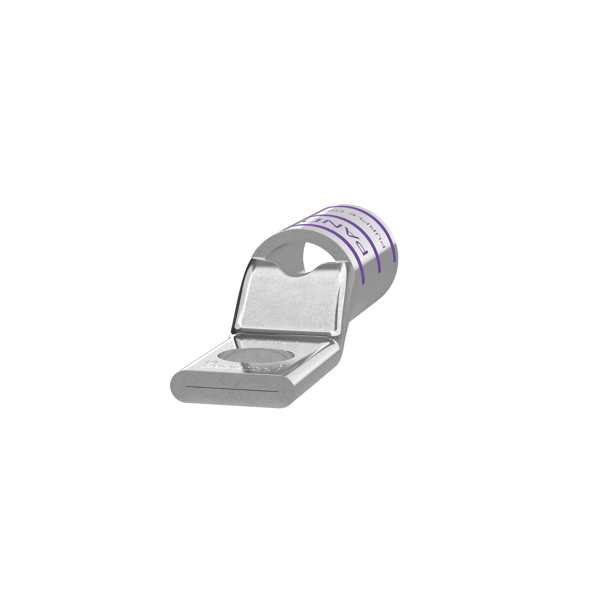 Product image for Pan-Lug™ LCAN4/0-38-X Comp. Lug, 4/0, Narrow, Tin Plt Copper, One 3/8" Stud