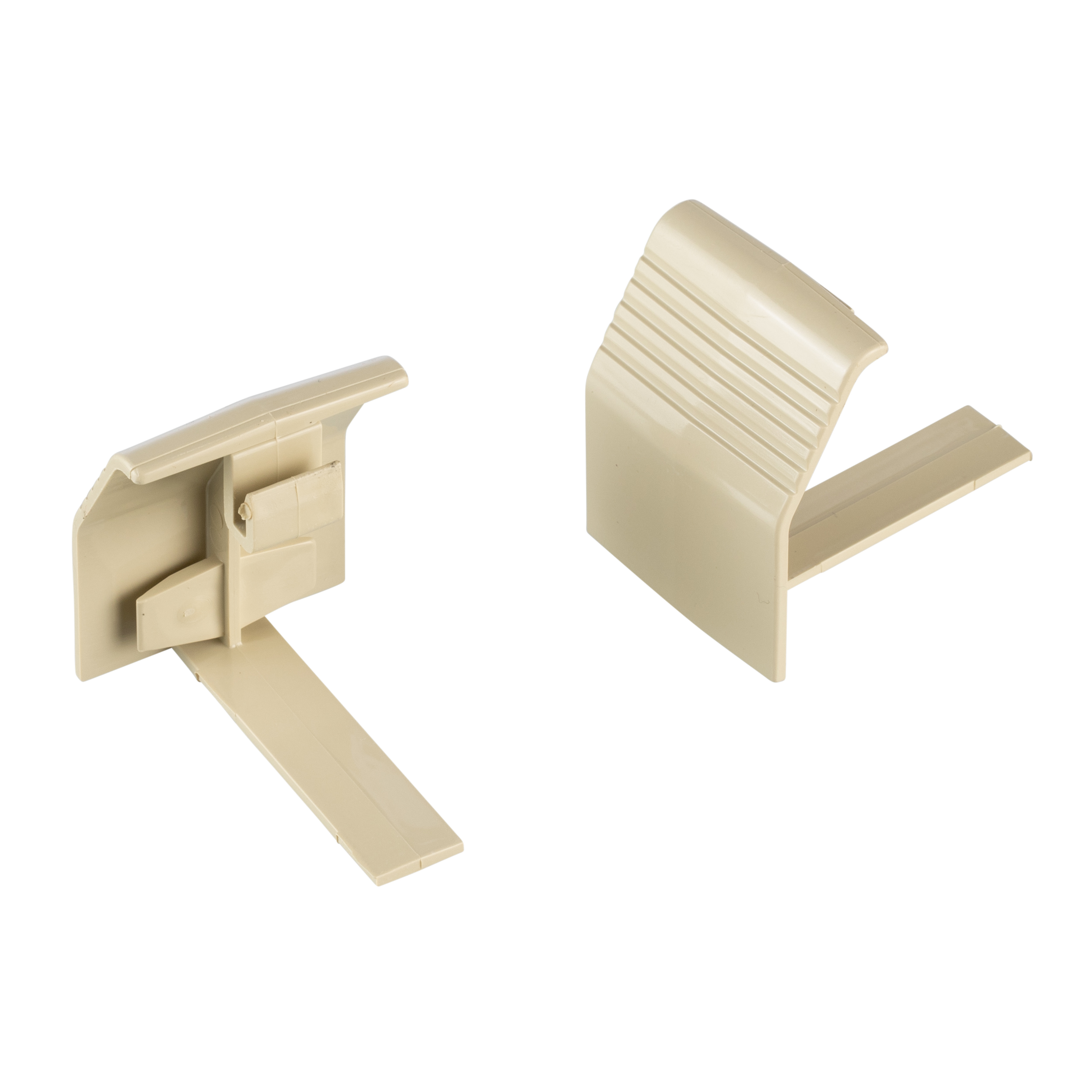 Product image for Surface Raceway, T-70 Base Coupler, Electric Ivory
