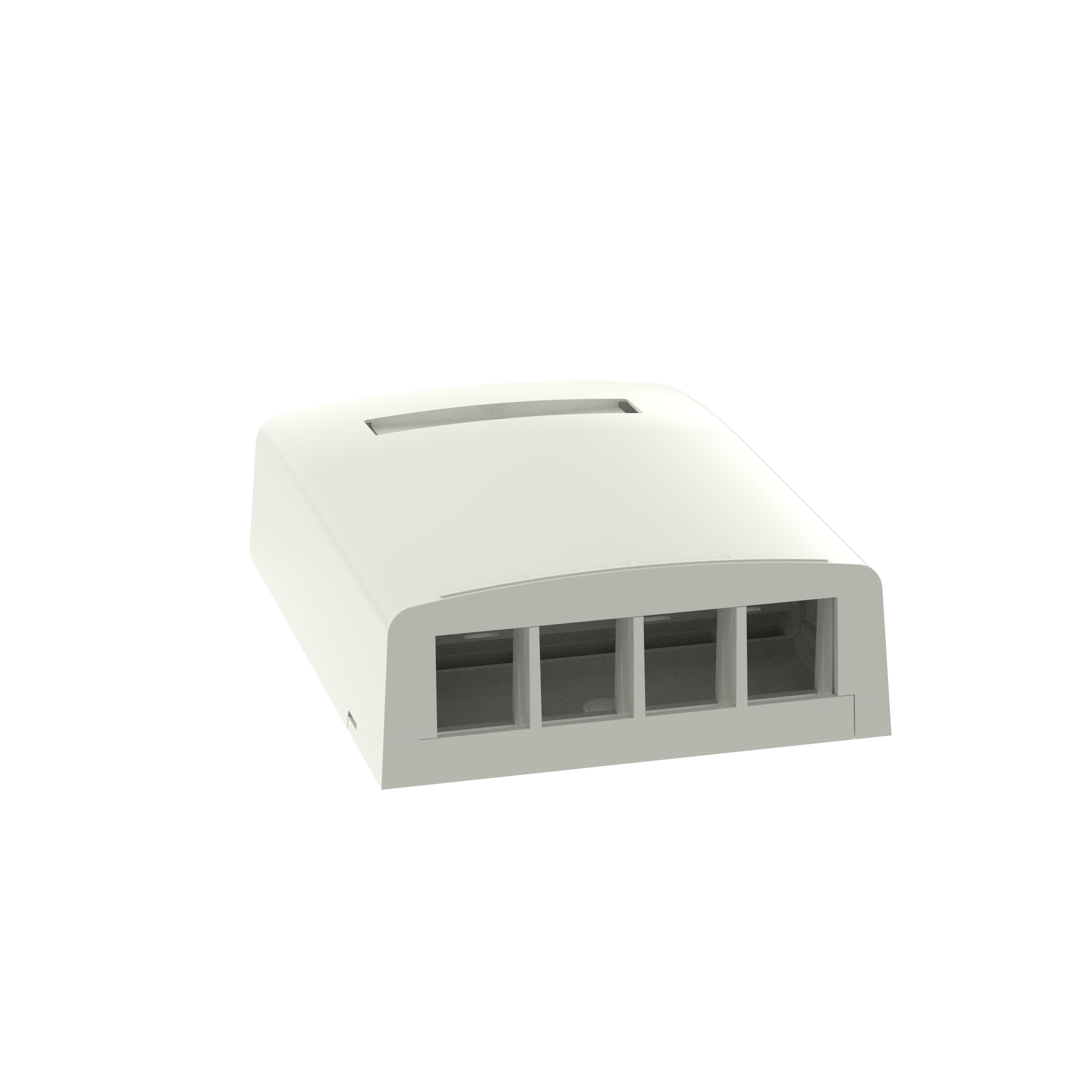 PANDUIT NK4BXIW-AY SURFACE BOX 4PORT SURFACE MOUNT