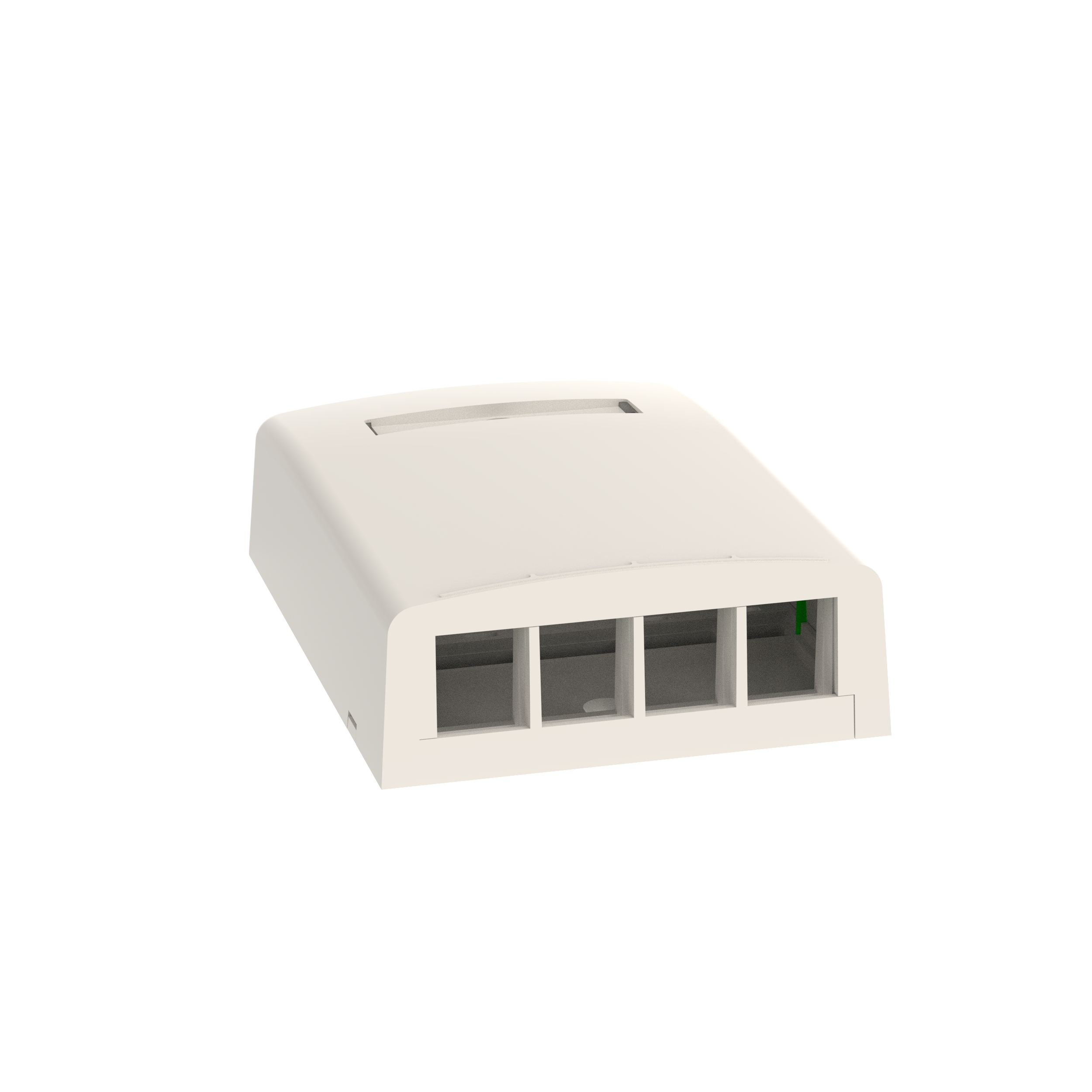 PANDUIT NK4BXWH-AY BOX 4PORT NETKEY NK SURFACE MOUNT