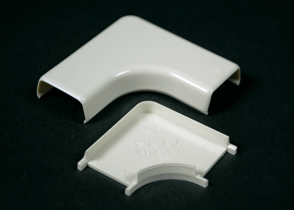 Wiremold 700 Metal White Raceway Inside Elbow in the Raceway Accessories  department at
