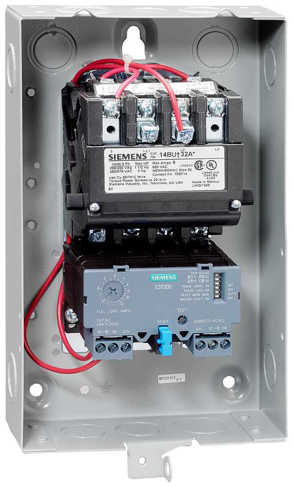 Product image for STARTER,FVNR SZ00,0.75-3.4AMPS,N1,120/24