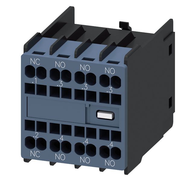 Product image for AUX. SWITCH 3NO+1NC FOR S00 SPRING