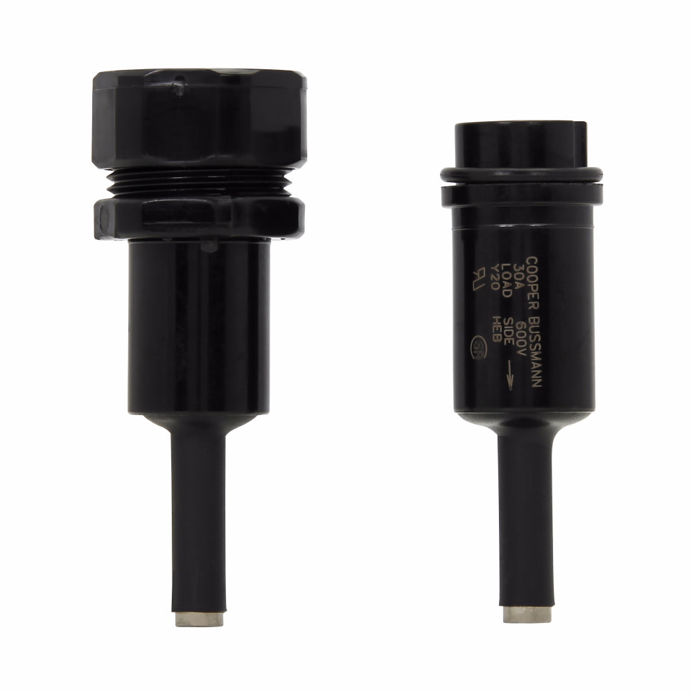 Product image for BUSSMANN HEB-AA FUSEHOLDER INLINE 1-POLE FOR BAF FNM FNQ KTK MINI TYPE FUSES #12G- #10G WIRE CU RANGE