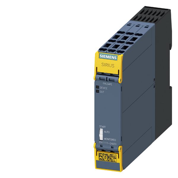 Product image for SAFETY RELAY,3NO,1NC,24V AC/DC,SPRING