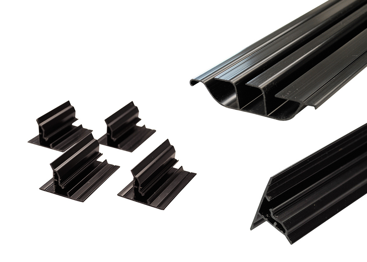 Product image for Kit cable management under table black