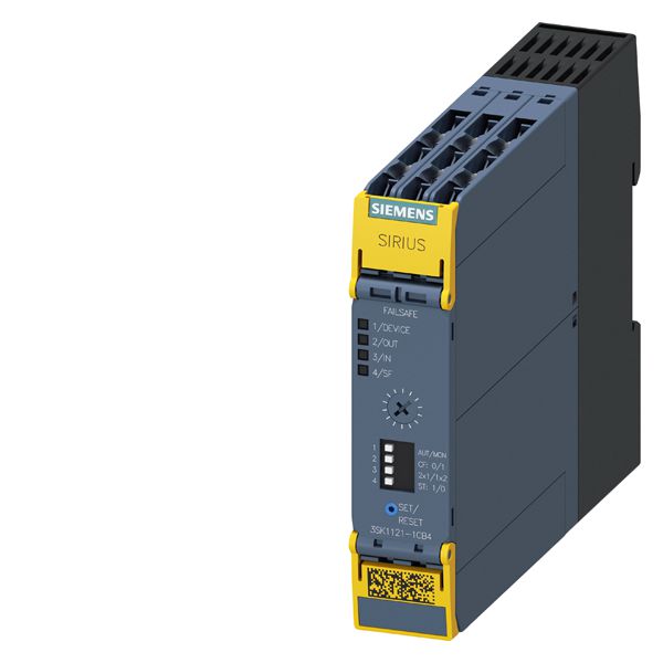 Product image for Relay safety advanced basic unit screw type 0.05-3sec 24VDC
