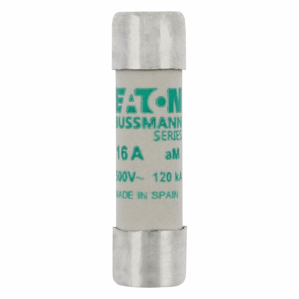 Product image for CYLINDRICAL FUSE 10 X 38 16A AM 500V AC