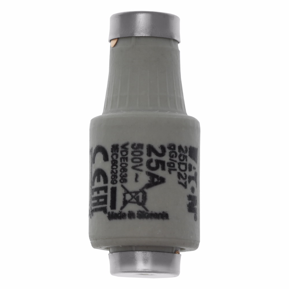 Product image for FUSE-D2 25A T GL/GG 500VAC E27