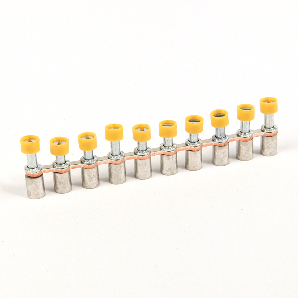 Product image for Jumper center 4-pole screw type for 1492-JD3/JDG3 block grey