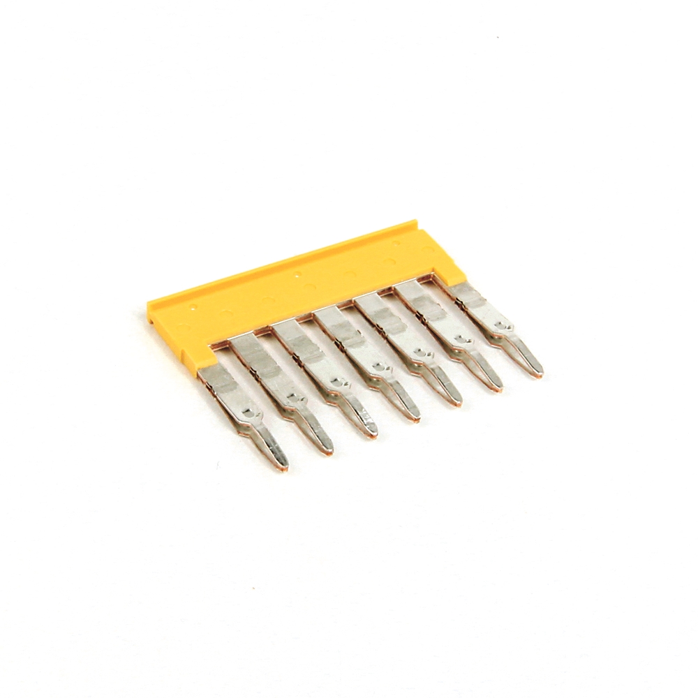Product image for Center jumper screwless yellow for 1492-L3 block