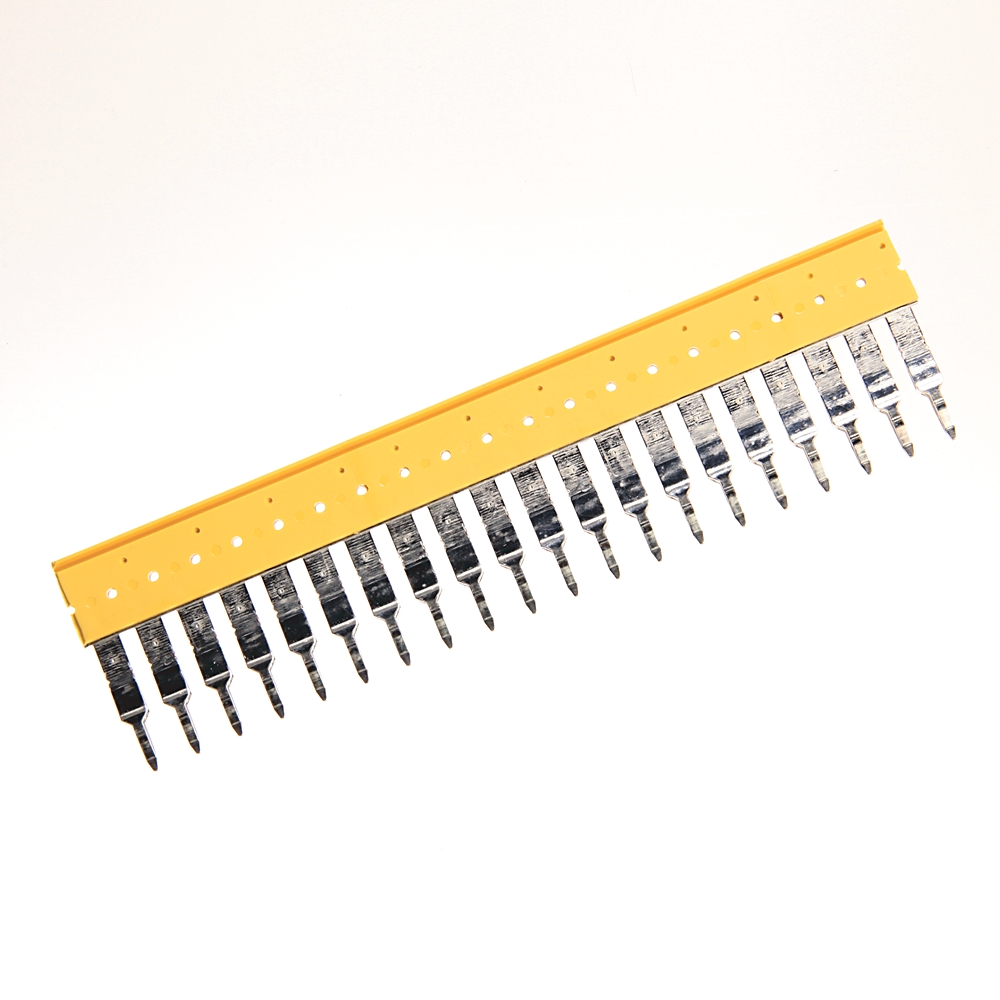 Product image for Jumper center 2-pole plug-in for 1492-L4/LD4 block yellow