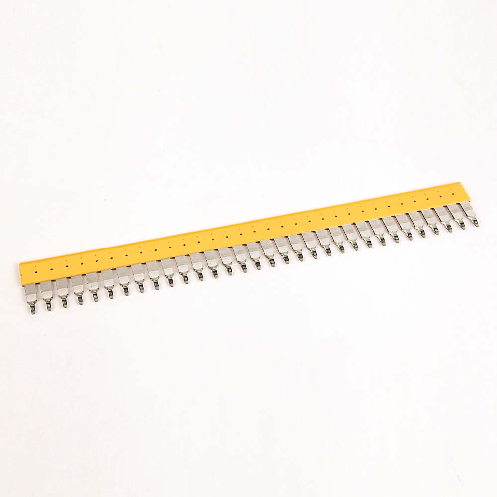 Product image for Jumper center screwless type 32pole yellow