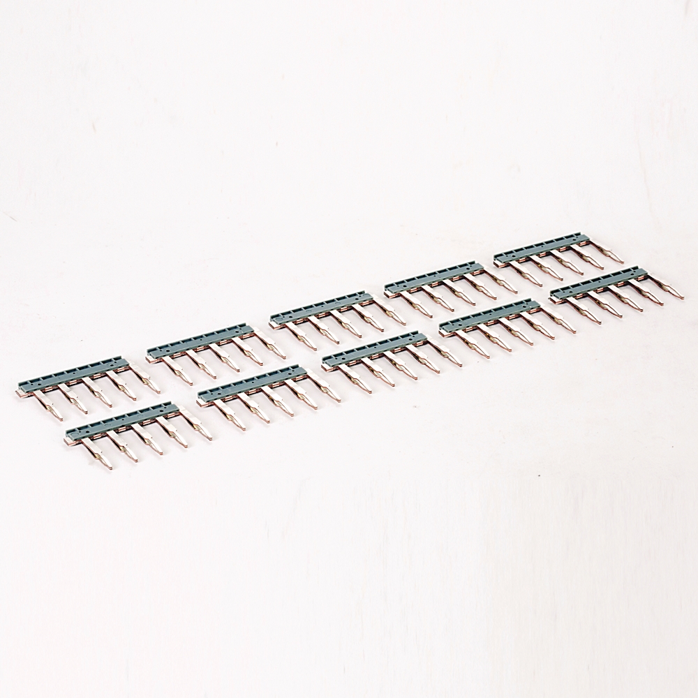 Product image for Jumper center 5-pole plug-in for 1492-RAFB4 block