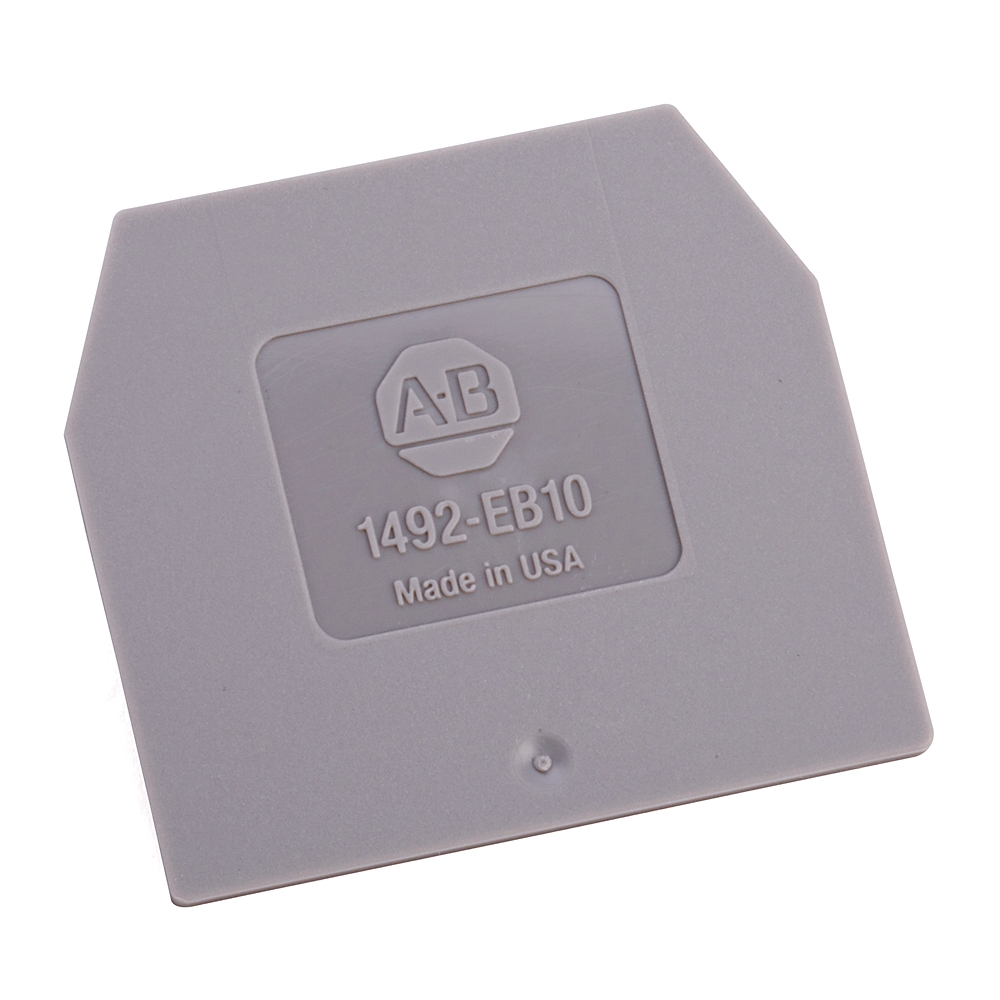 Product image for End barrier screw type 1.5x42.5x73.5mm