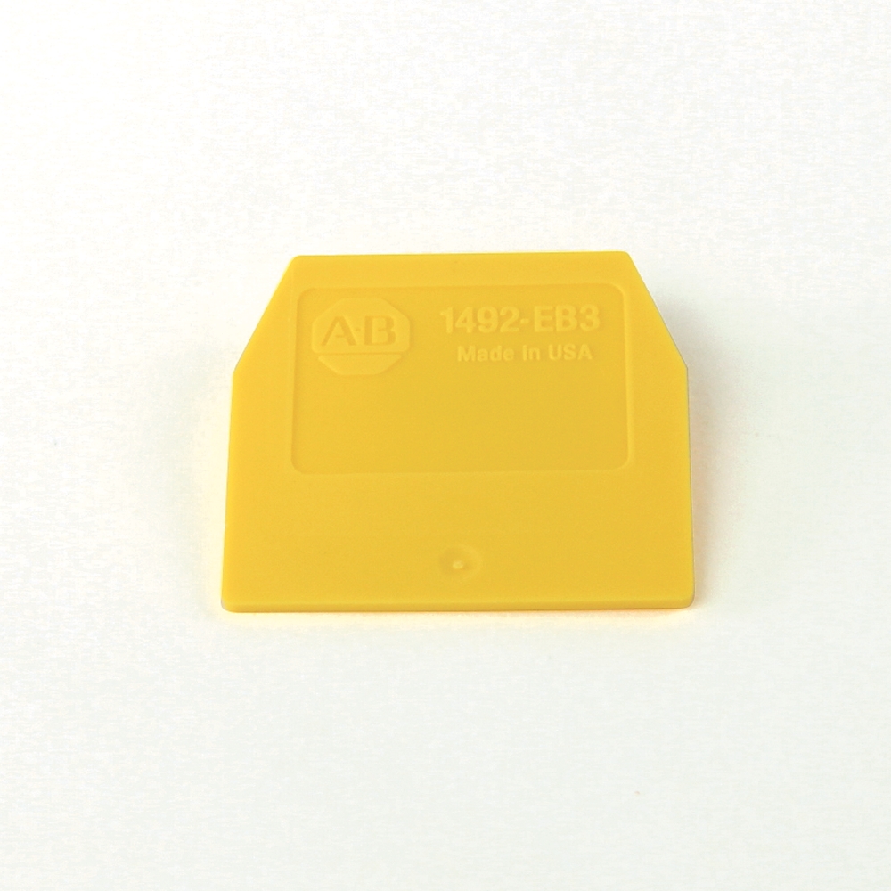 Product image for End barrier screw type block 1.5x37x35mm