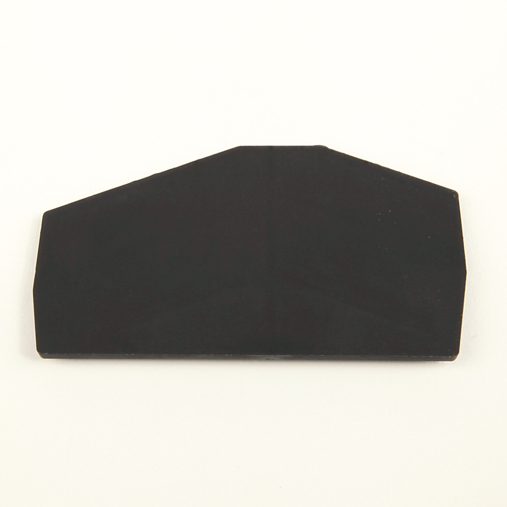 Product image for Barrier end for spring clamp terminal block black